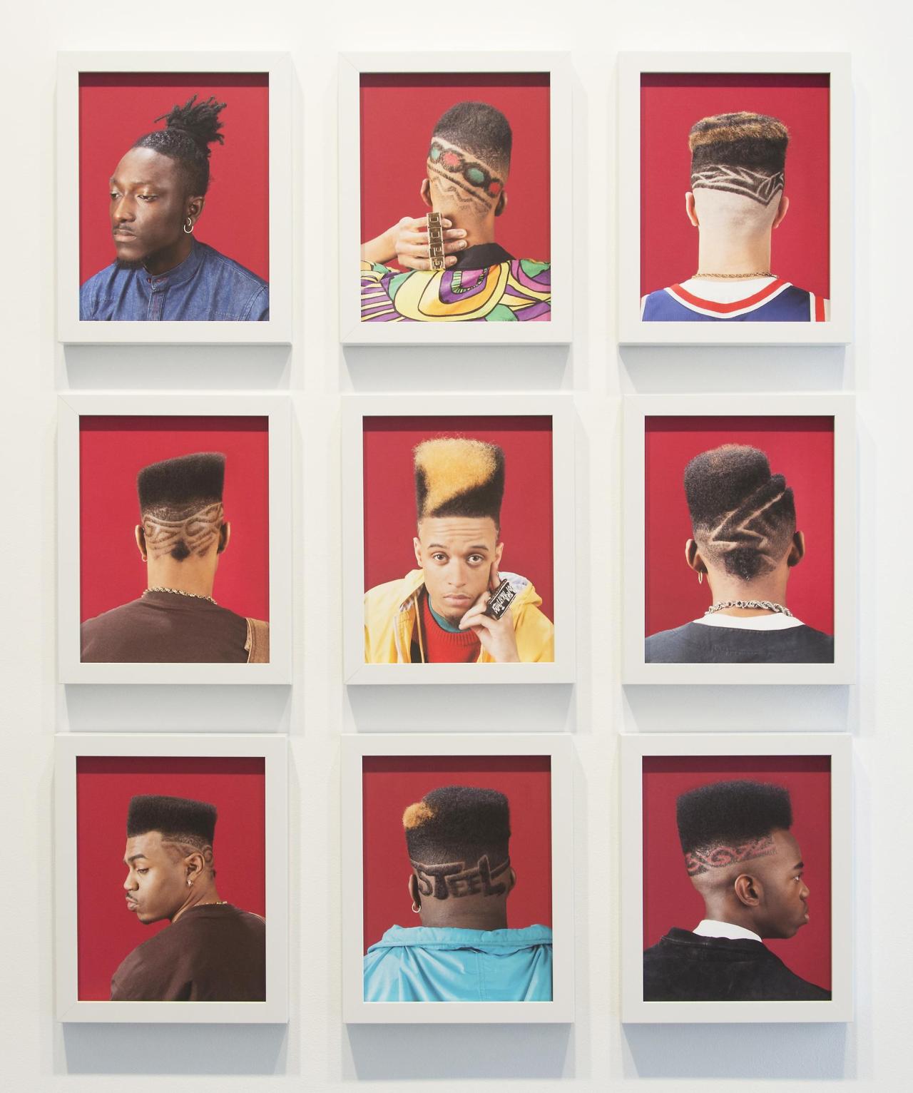 blackcontemporaryart:  Awol Erizku, Heads,  2013, Grid of nine archival pigment