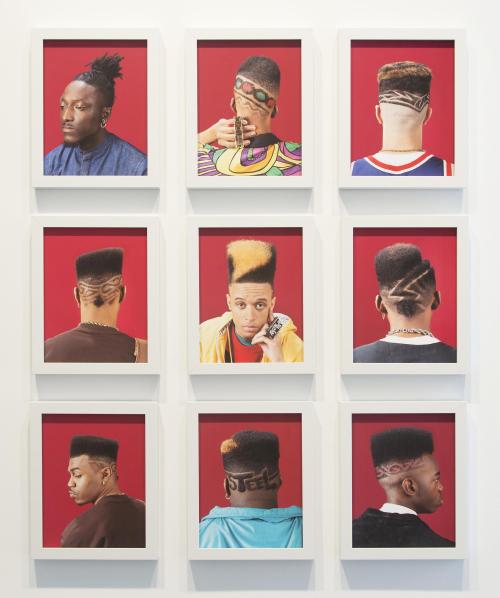 blackcontemporaryart:
“ Awol Erizku, Heads, 2013, Grid of nine archival pigment prints in custom white frames
”