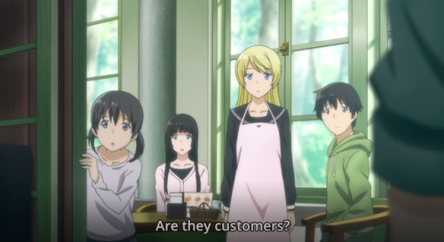 hanasaku-shijin: You’re telling me this little ghost/witch cafe gets ladybug customers what the fuck