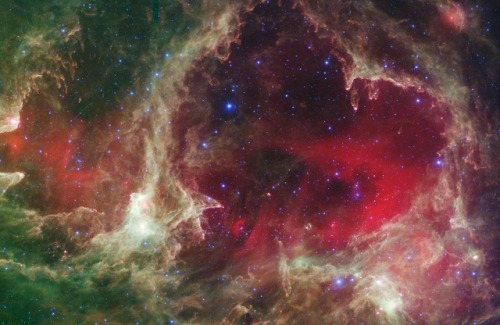 Images captured by NASA&rsquo;s Spitzer Space Telescope. (Some images include data from other telesc