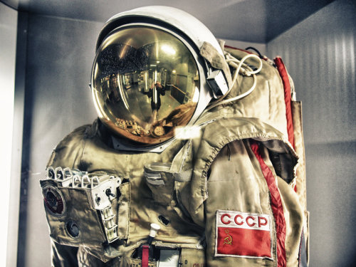 Soviet space suit by MeceneticMore Cosmonaut here.
