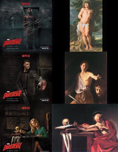memator:  Daredevil Posters Mimic Classic Works of Art http://ift.tt/1XA4M38