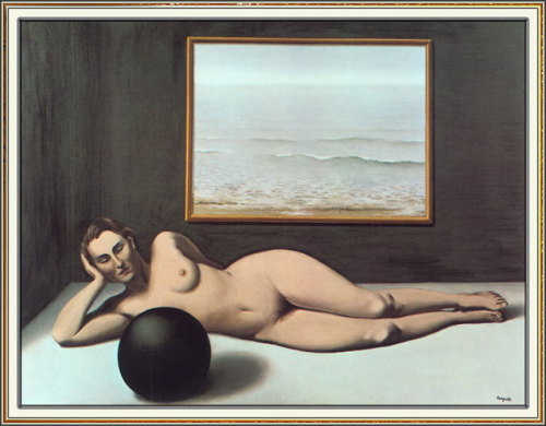 Bather between Light and Darkness, René Magritte, 1935