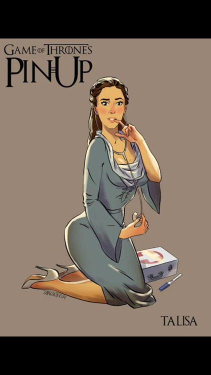 2 of my favorites combined, game of thrones and pin up ❤️  My favorite is Daenerys