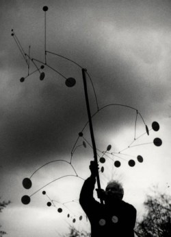 last-picture-show: Ugo Mulas, Alexander Calder with Snow Flurry, 1963 