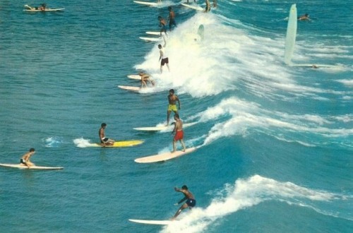 Surfers in Florida in the 60’s