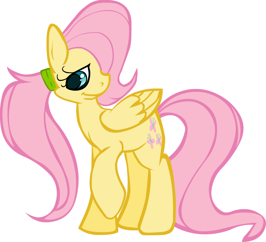 cocoa-bean-loves-fluttershy:  a pony in ponytail by Letirary 