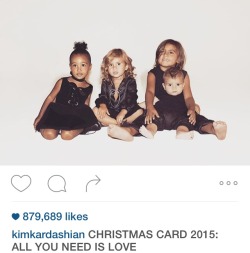 fuckyeahdash:  Kardashian Christmas Card 2015