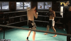 juji-gatame:  Brutal spinning kick knockout!