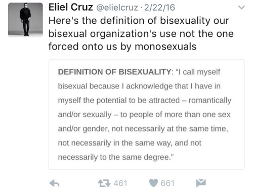 bisexualityislegit:“Forced on us by monosexuals”