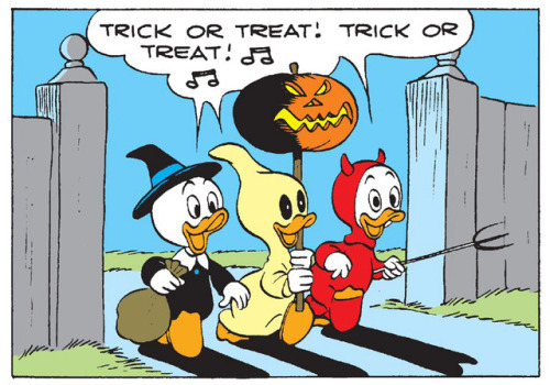 adventurelandia:Walt Disney’s Donald Duck in Trick or Treat (1952) by Carl Barks