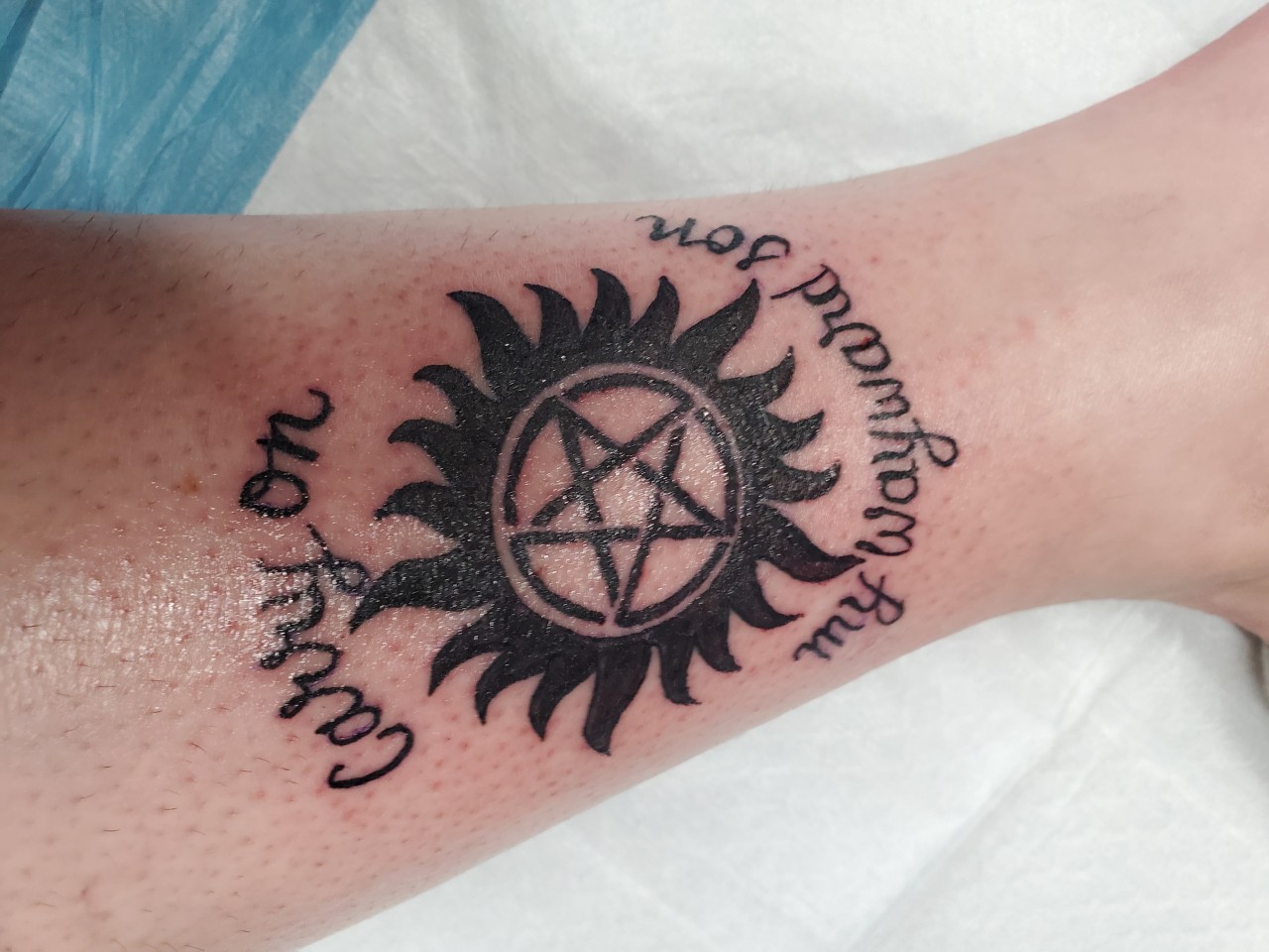 Wayward” for Faye, under a healed... - Daryl Watson Tattoo | Facebook