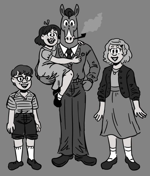 hambone-fakenameington:“Horsin’ Around, which aired from 1955 to 1964, was one of the first TV shows to successfully transition from black and white filming to color in it’s later seasons.”Thinking abt an AU where everything is based on an early