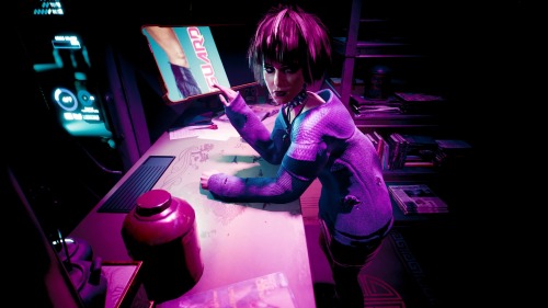 Bonus Shot Of Misty's Computer Actually Glitching During The Shoot: