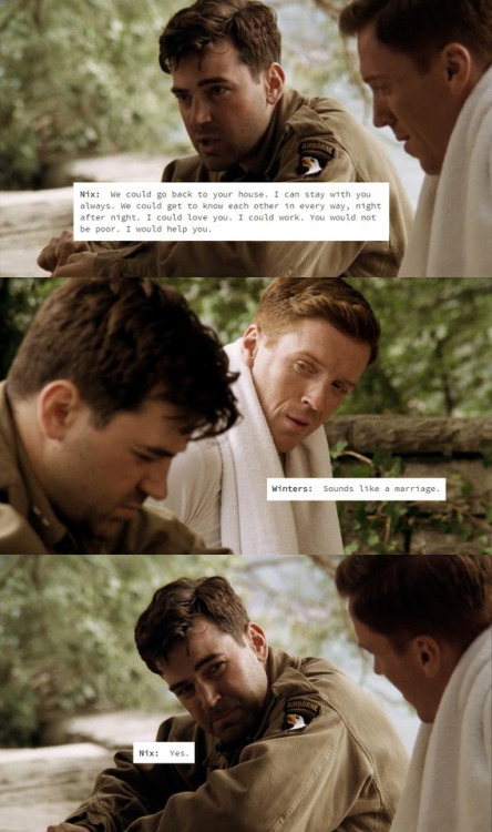 ucalledmebabe: band of brothers + incorrect quotes(text from @incorrectbandofbrothersquotes, @i