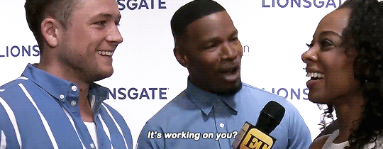 fyeahegerton: Reporter gets distracted by Taron Egerton’s accent mid-interview