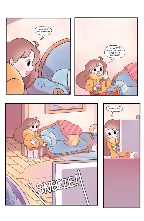 BEE AND PUPPYCAT #11PuppyCat is too sick to watch Pretty Patrick?!