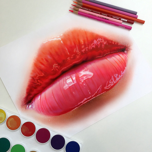 Porn asylum-art:’Colored Pencil Works 	by  photos