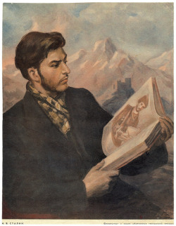 fuckyeahyoungstalin:  Young Stalin on a mountain