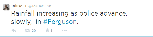 aroace-enjolras:  Tonight in Ferguson: Stores are looted while police look on from