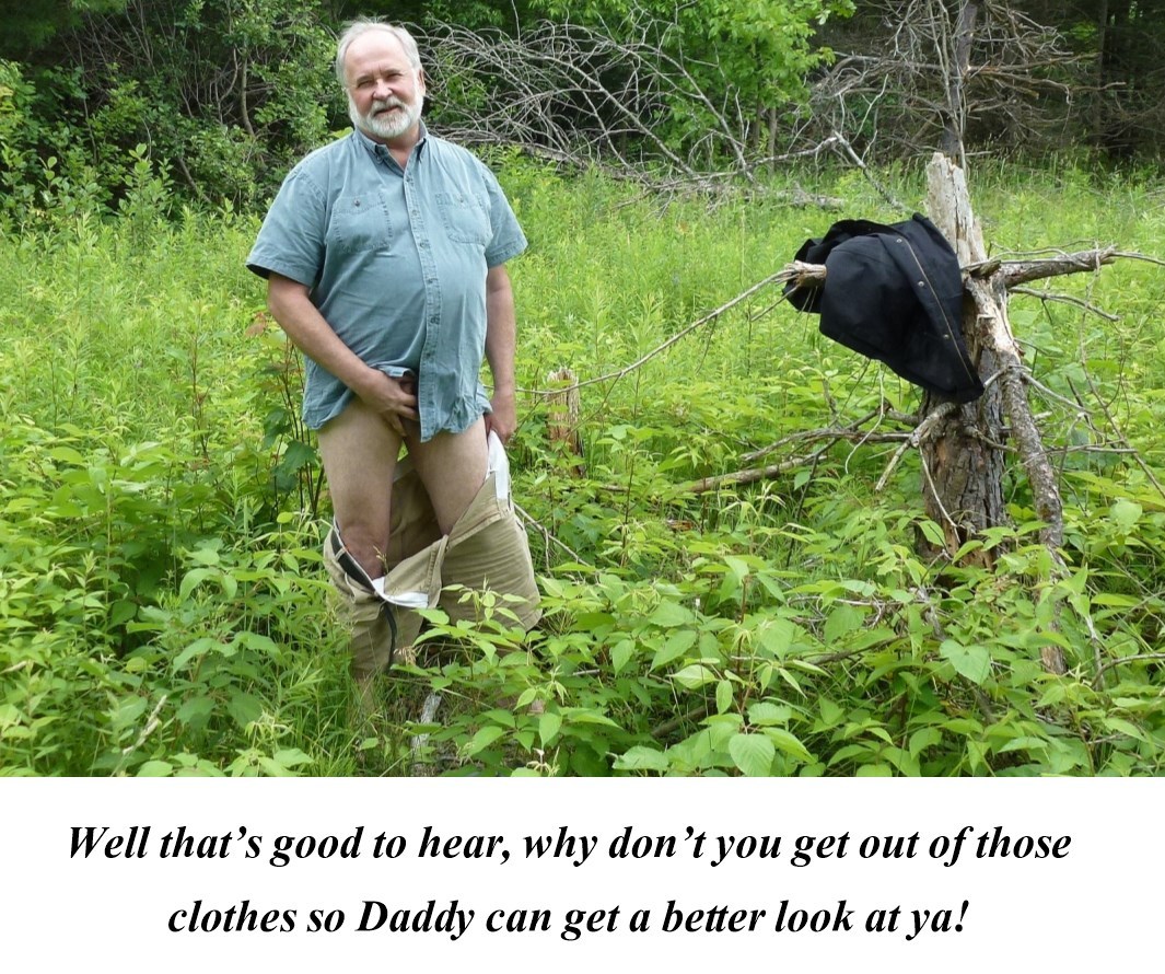 dadluvr:  Does a Daddy-Bear fuck in the woods? Role Play Captions |  Mature Male