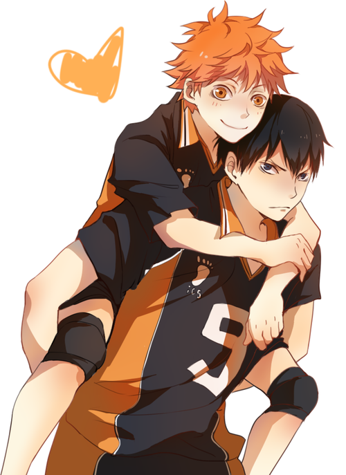 haruyaoiblog:  Kageyama x Hinata My new OTP <3 