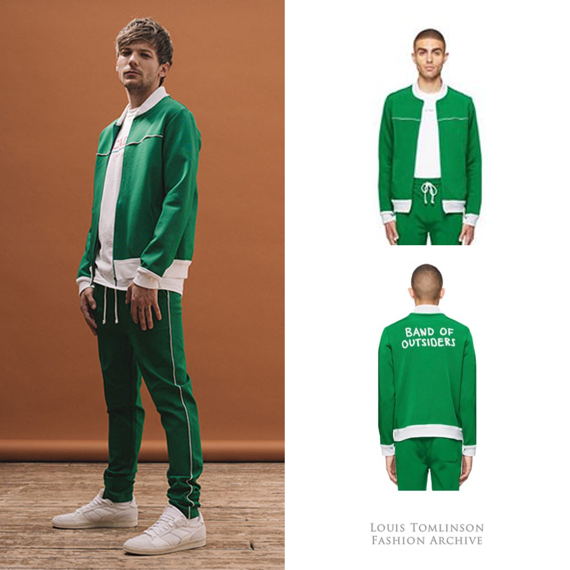 Louis Tomlinson Fashion on X: Louis wore a Self-Designed 28 Official  Programme look last night. Following the collection's previous garments,  the cream hoodie and green shorts showcase Louis' characteristic 28. The  print