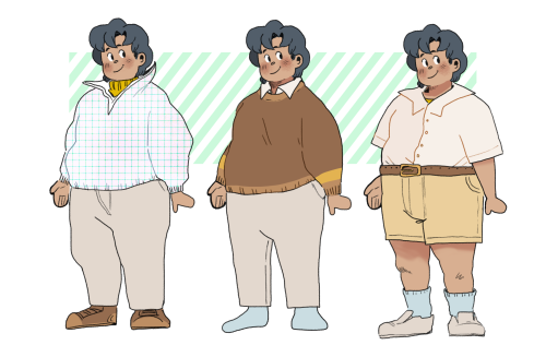Making a Bly Manor AU comic with freetime between work! Here’s some doodles + clothing sheet for L a