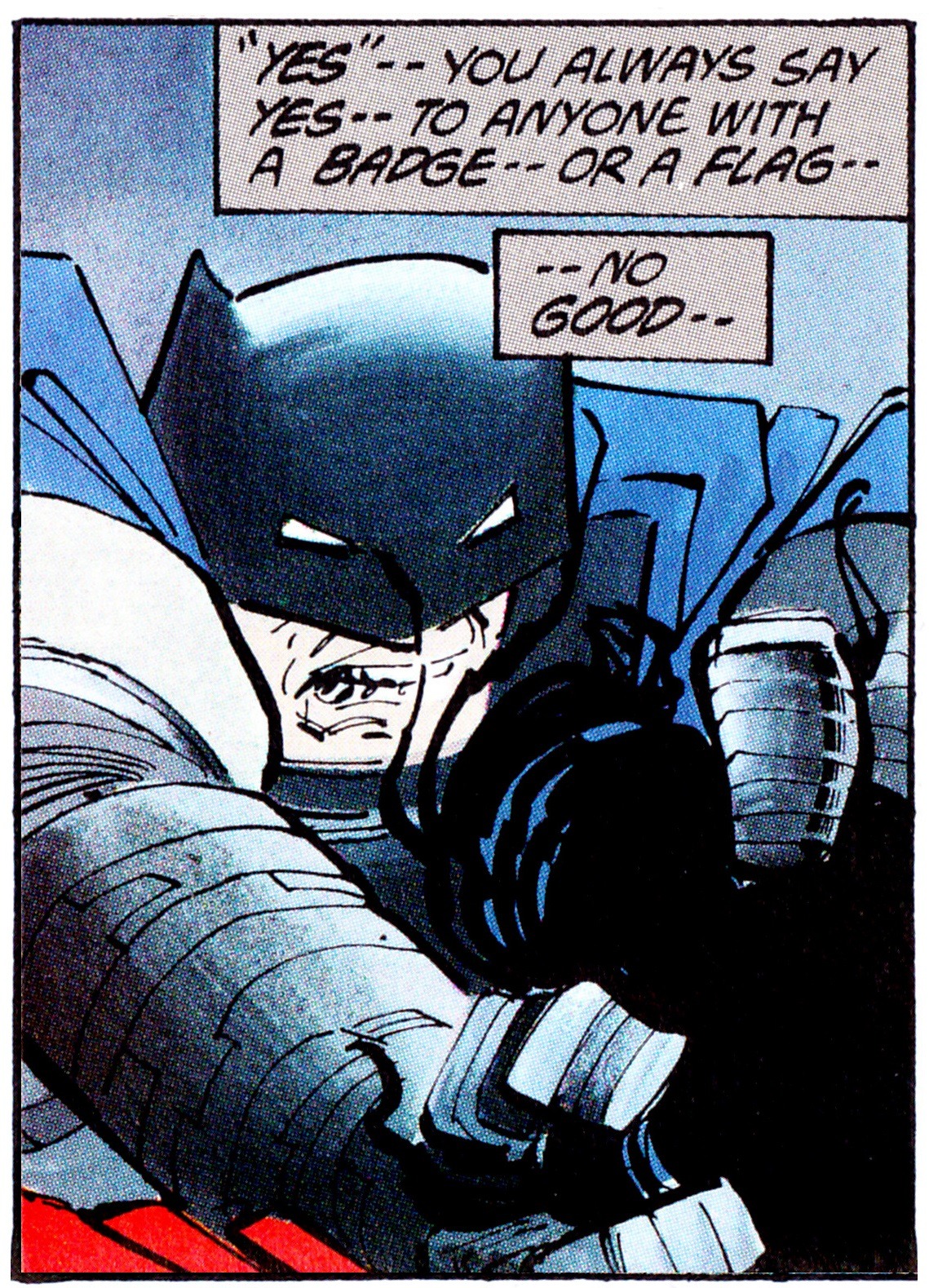 thecomicsvault:  THE DARK KNIGHT RETURNS #4 (June 1986)&ldquo;The Dark Knight