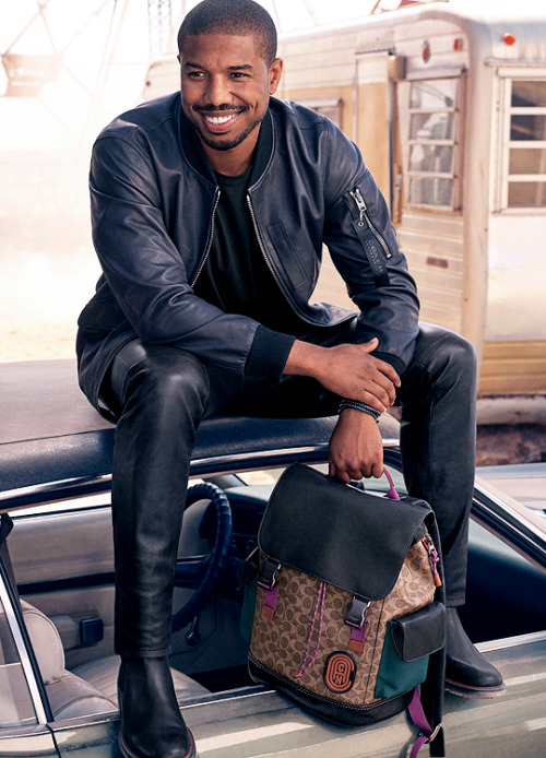 stephen-amell: Michael B. Jordan photographed by Craig McDean for Coach (2019)