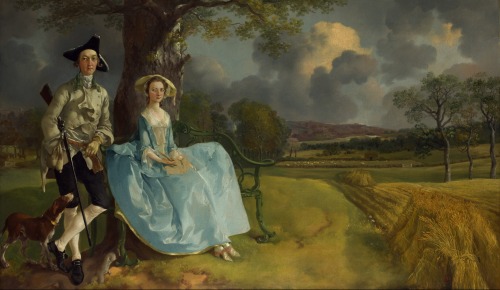 One of my favorite things about Thomas Gainsborough’s portraits is the way they show how awkwa