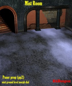 A Mist Room Poser Prop For Your Scenes. You Can Adjust The Level Of The Ground Mist