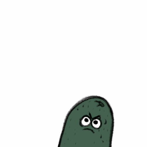 mrkmoo-autumn:  Mr. Pickle wants to help you, take his tea.  I hope you get better