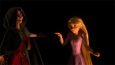   Rapunzel was Raised to Not Show Physical Affection  