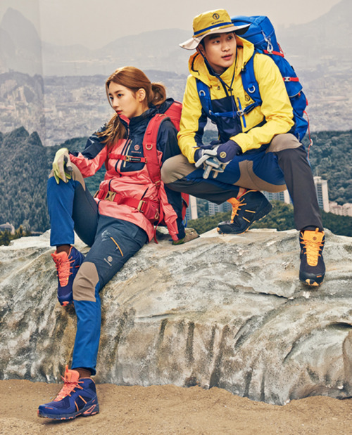 Kim Soo Hyun, Suzy (miss A) Для BEANPOLE OUTDOOR spring 2014