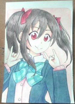 homura-chu:  I’m done working on Nico Nii. It’s time to give her away to the person who has been waiting for the longest commission of time: orange272 may she hang on your wall gracefully. 