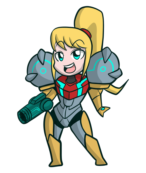 captainanaugi:  Been a while since I’ve done some cutie Samus with some effort. Did some alt colors too