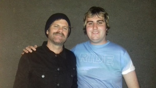 Me and Neil Halstead, SLOWDIVE’s principal songwriter and all round Shoegaze legend