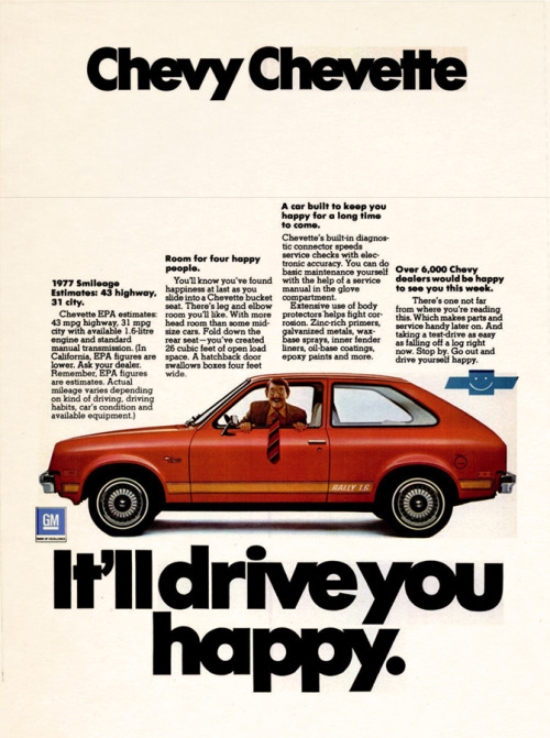 Chevy Chevette, 1976Theme Week: Cars 