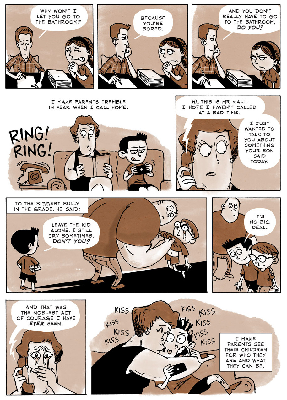 zenpencils:‘WHAT TEACHERS MAKE” A poem by Taylor Mali. Illustrated by Zen Pencils.