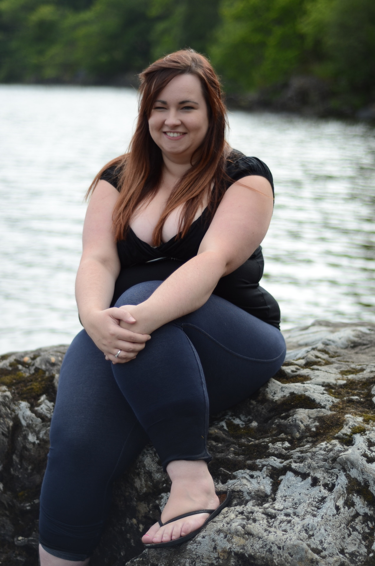 bigcutieholly:bigcutieholly:some of my fave pics of me taken a while back at Loch