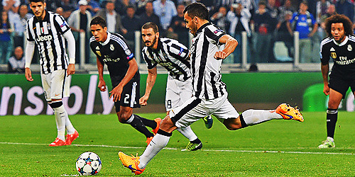 juventusoldlady1897:  UEFA CHAMPIONS LEAGUE SEMI-FINAL || JUVENTUS - REAL MADRID 2-1 A. Morata, C Tevez