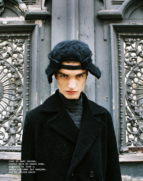rahid:homme—models:Alexander Ferrario by Julien Bernard for TANK Magazine