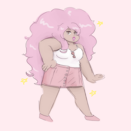 ninja-no-name: felt like drawing rose in a cute outfit today