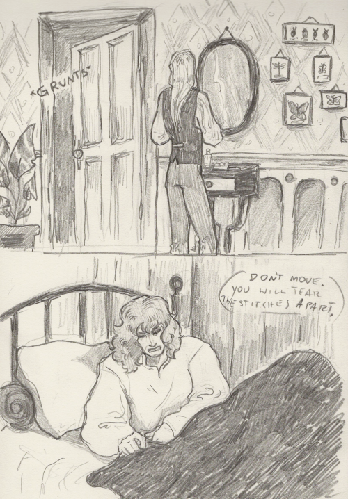 Finally posting LauriEven victorian au comics!I drew it back in 2020 so Lauriam isn’t trans yet and 