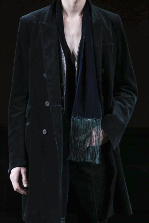 aetsogard:  Haider Ackermann Fall 2015 Menswear