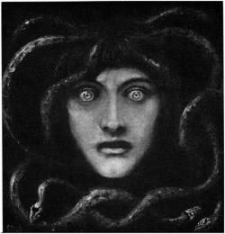 myartmoods:  Franz von Stuck,  Medusa,1892