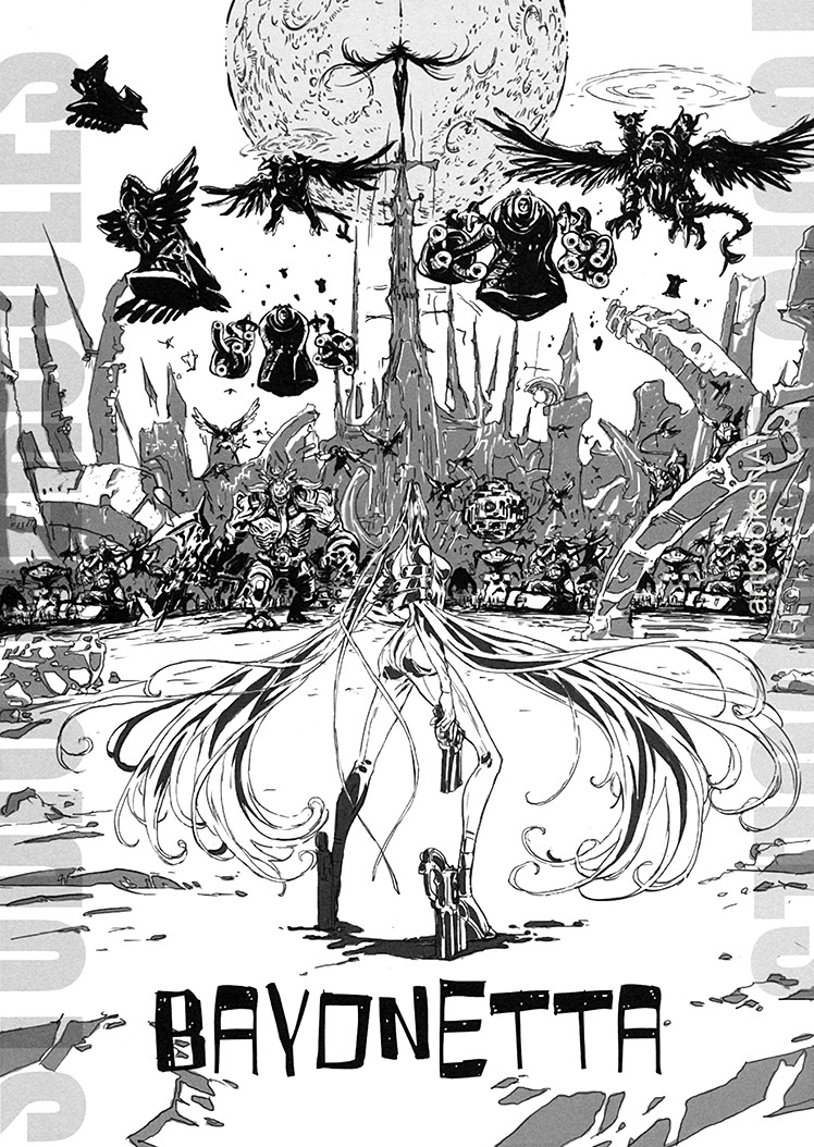 artbooksnat:  Art from Bayonetta: Bloody Fate (ベヨネッタ ブラッディフェイト)