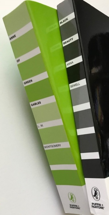 the-forest-library:I finally found the Black Beauty and Anne of Green Gables Puffin + Pantone editio