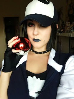 Therealshadman:  Chelbunny:  Did A Recreation Of Shad’s Pokemon Go Goth Girl, Ashley!!